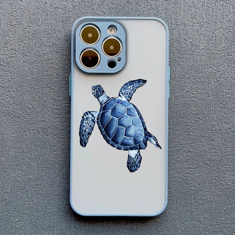Cool Blue Ocean Phone Case For iPhone