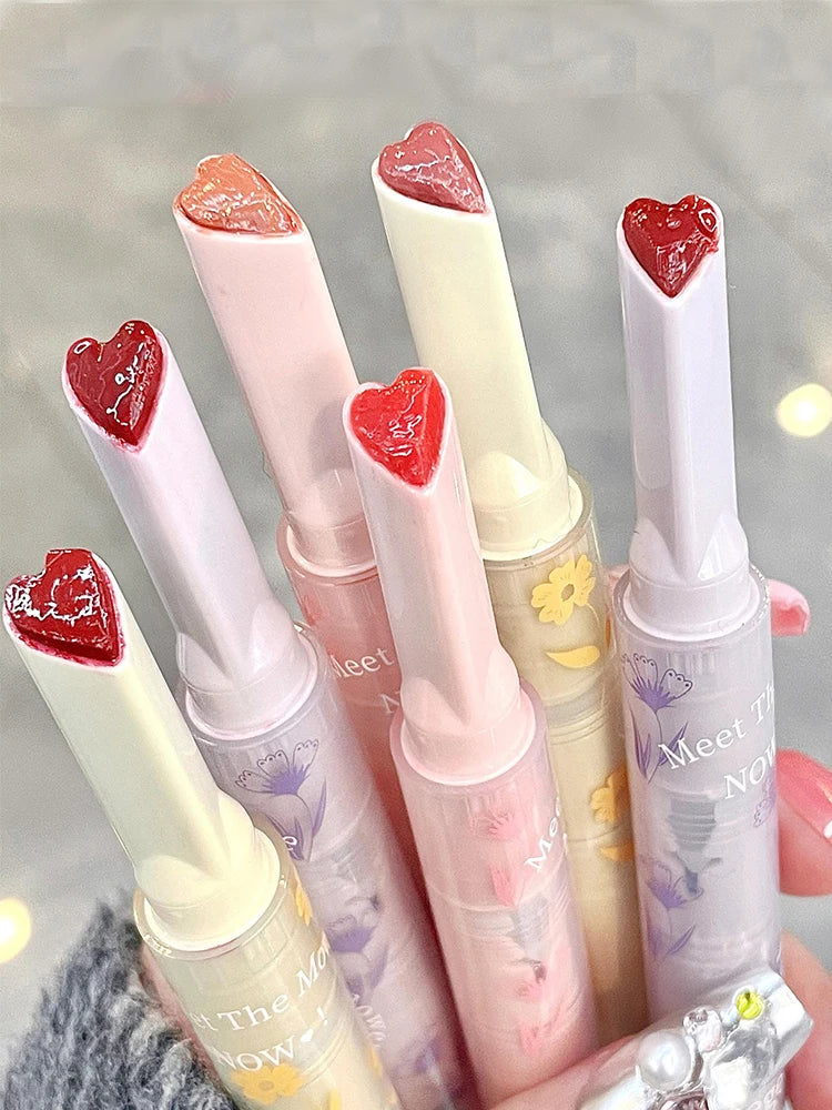 Gege bear Heart Honey Korean Glossy lipstick