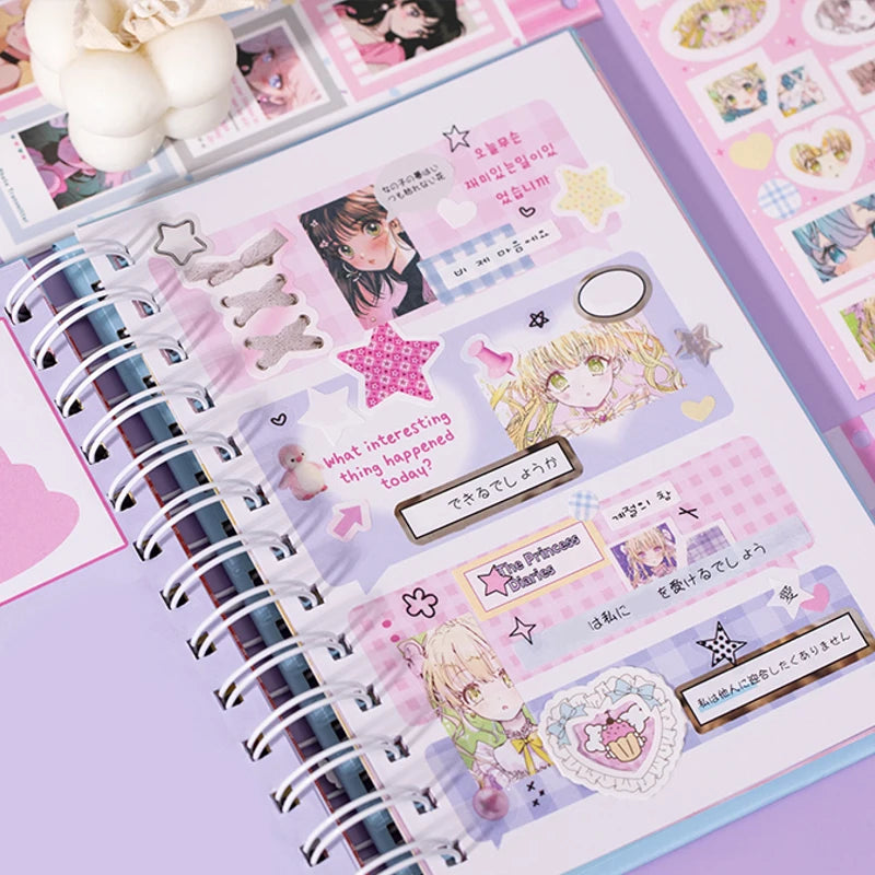 Cute Anime Sticker Book