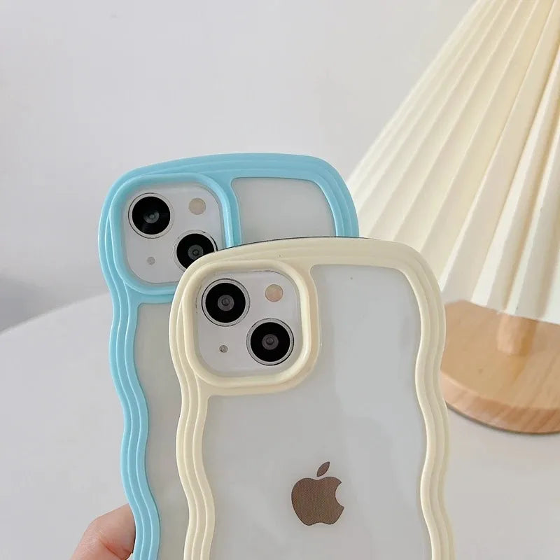Wavy Lines Bumper Case For iPhone