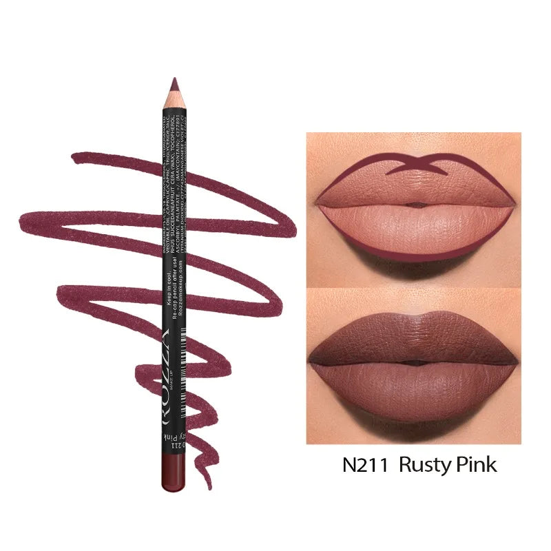 Nude Matte Waterproof Lipliner Pencil