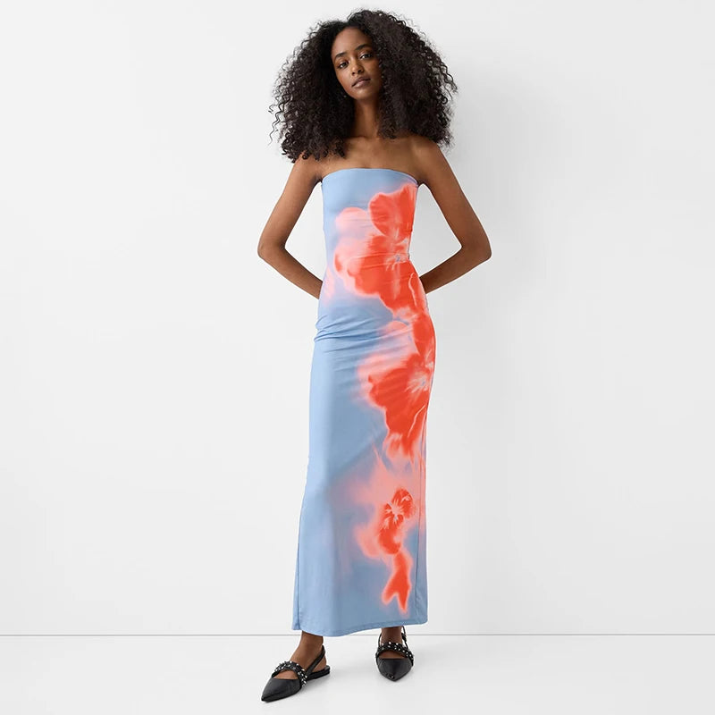 Sexy Strapless Tube Dress