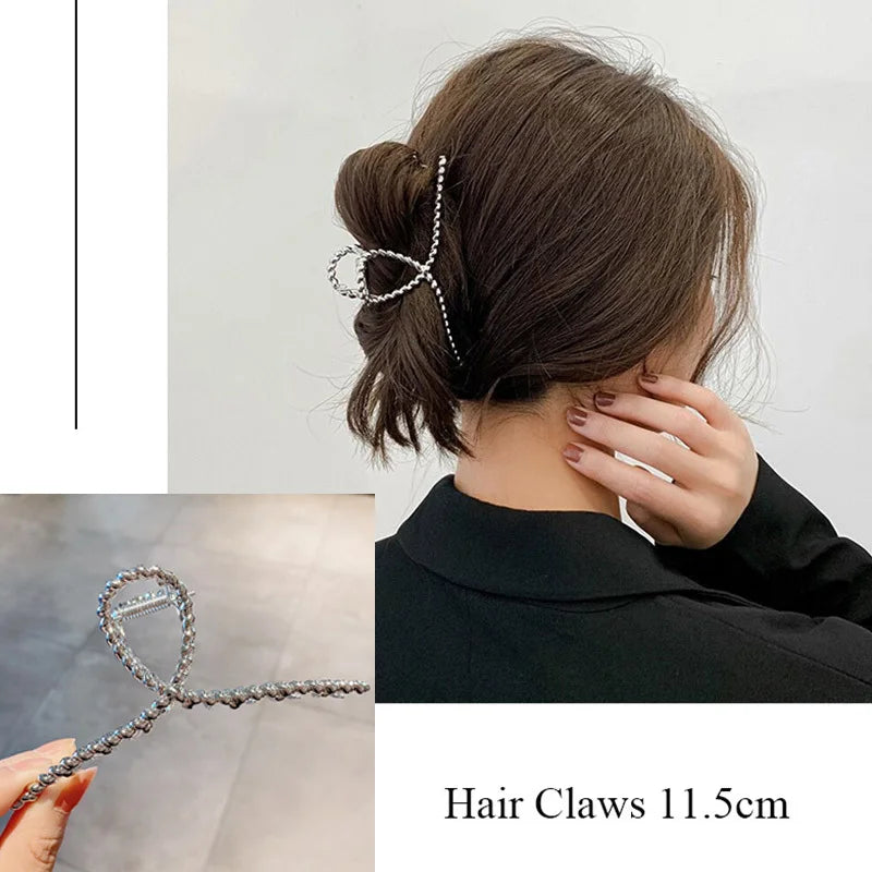 Women's Gold Hair Claw Clip