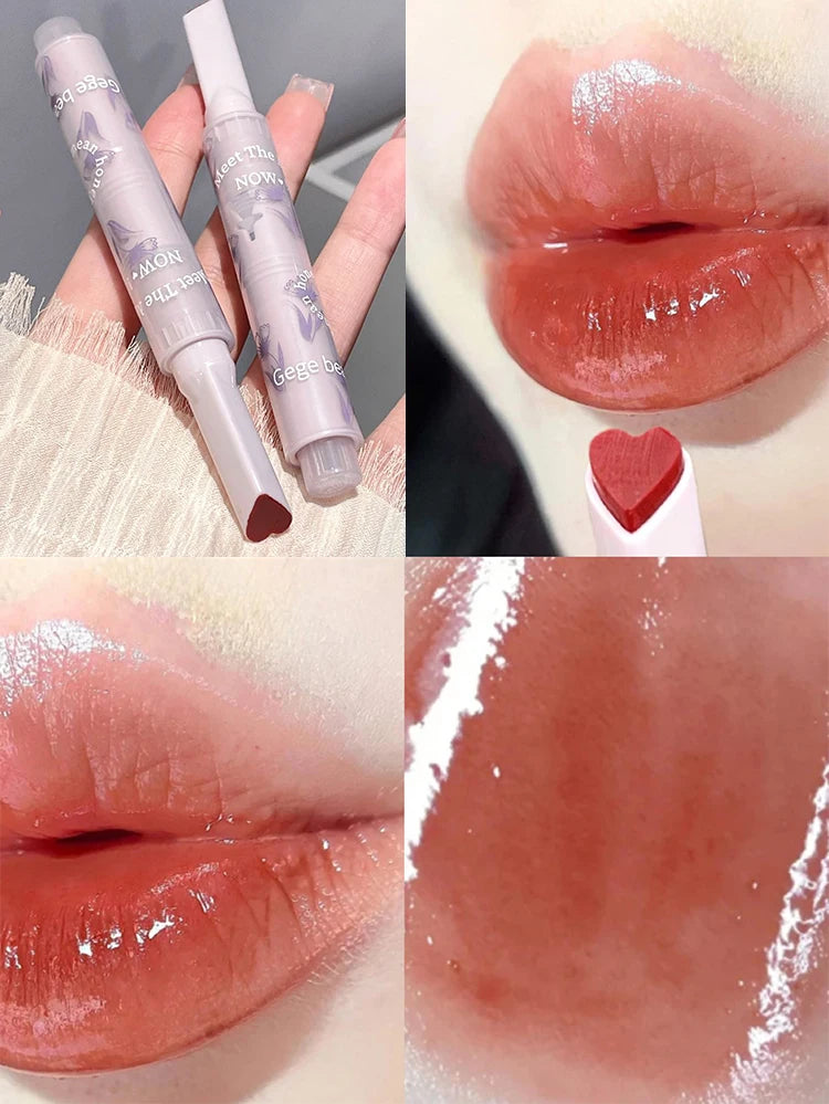 Gege bear Heart Honey Korean Glossy lipstick