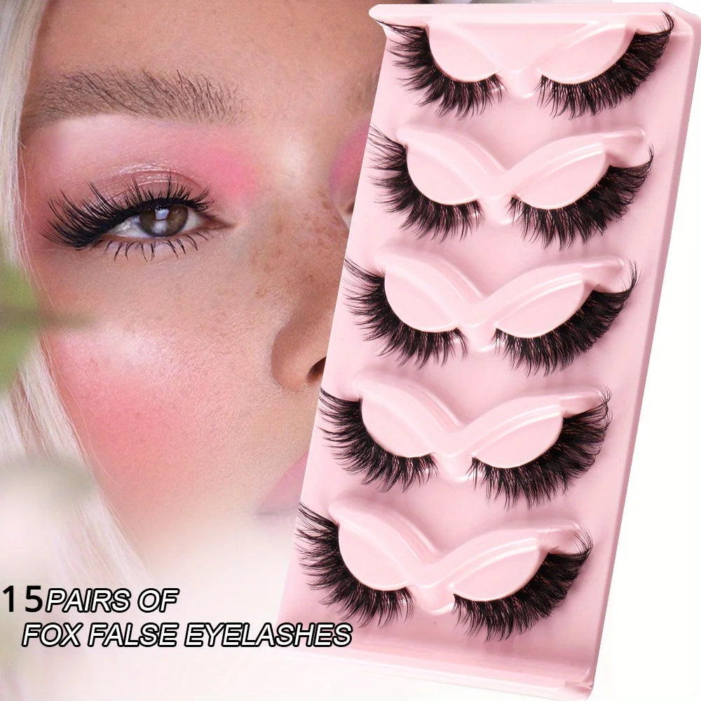 Cat Eye Lashes 15 pairs