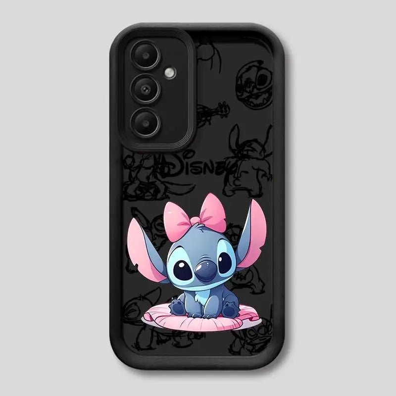 Silicone Soft Disney Stitch Cartoon Phone Case for Samsung Galaxy