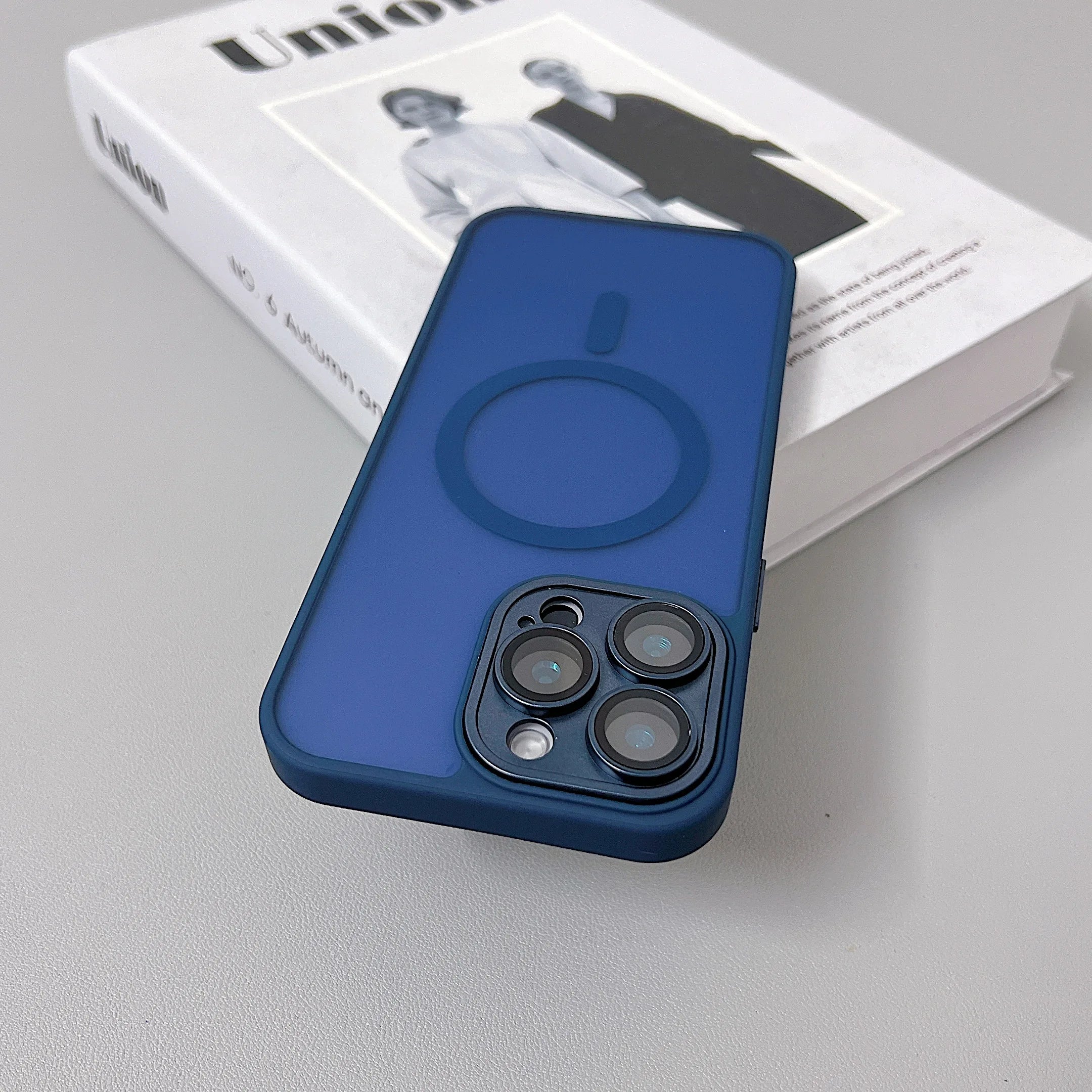 Magnetic Wireless Charge Translucent Case For iPhone