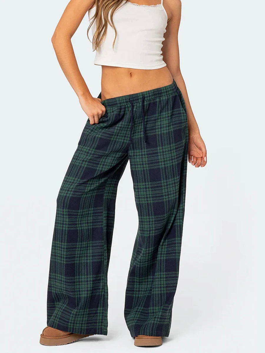 Cute Plaid Pajama Pants