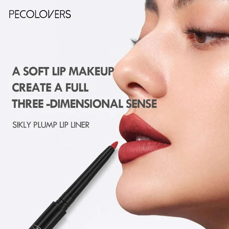 Pecolovers Waterproof Matte Lipliner Pencil