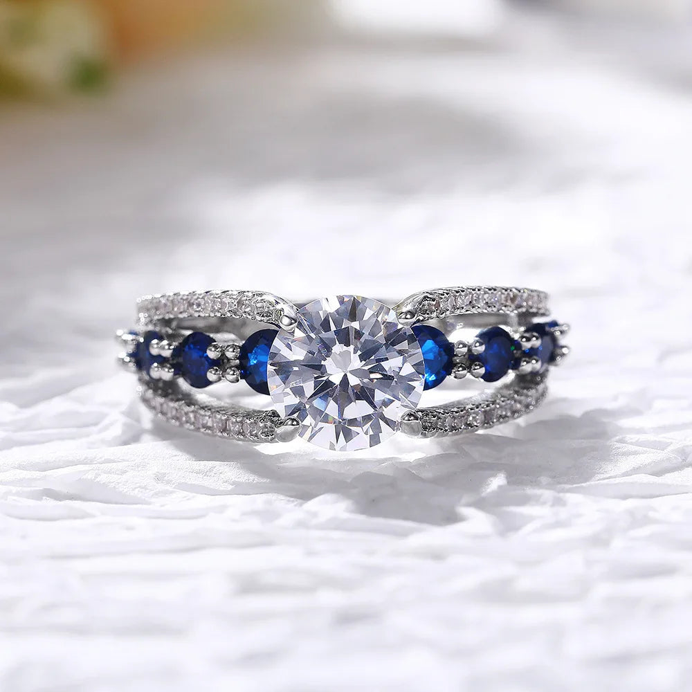 Women's Sapphire Blue Ring
