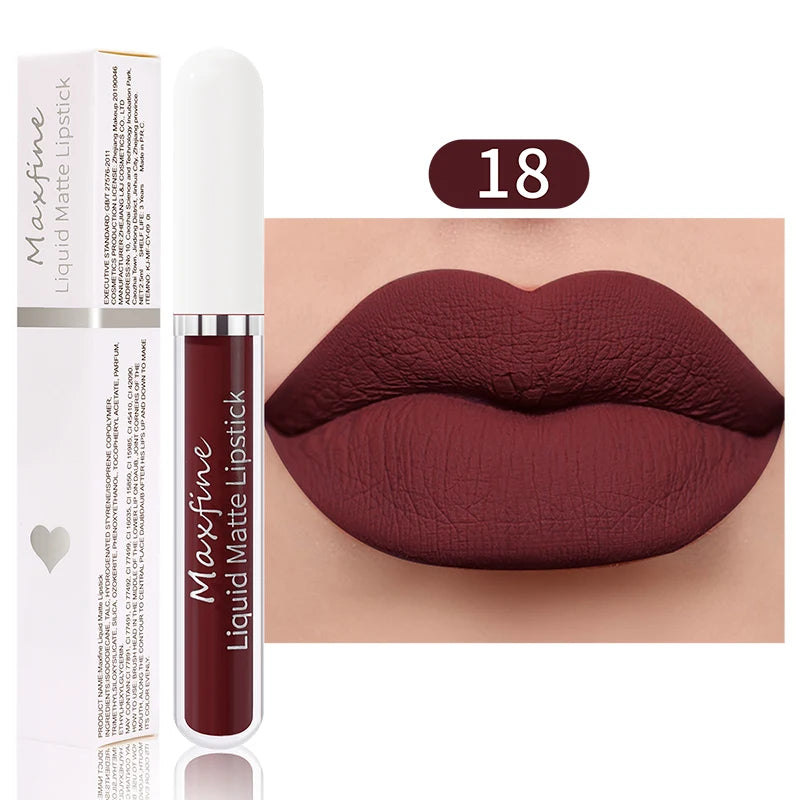 Maxfine Matte Waterproof liquid lipstick