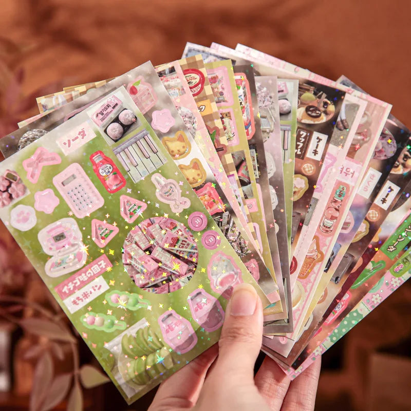 Japanese Cute Retro Sticker Book